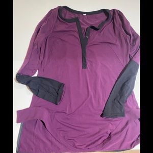 Lululemon plum henley